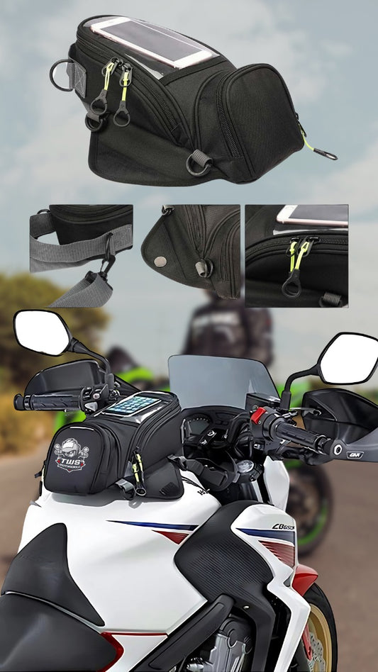 Bolso TWS para Motocicleta – Con imanes y cobertor impermeable