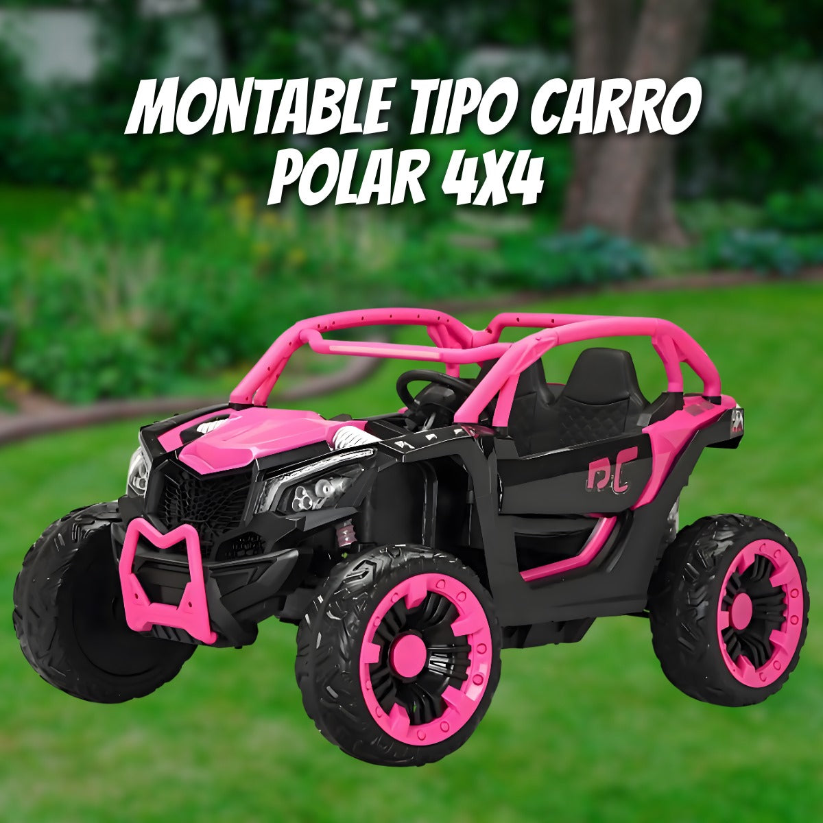 🎀 Carro Montable Infantil POLAR 4x4 906 – Color Fucsia