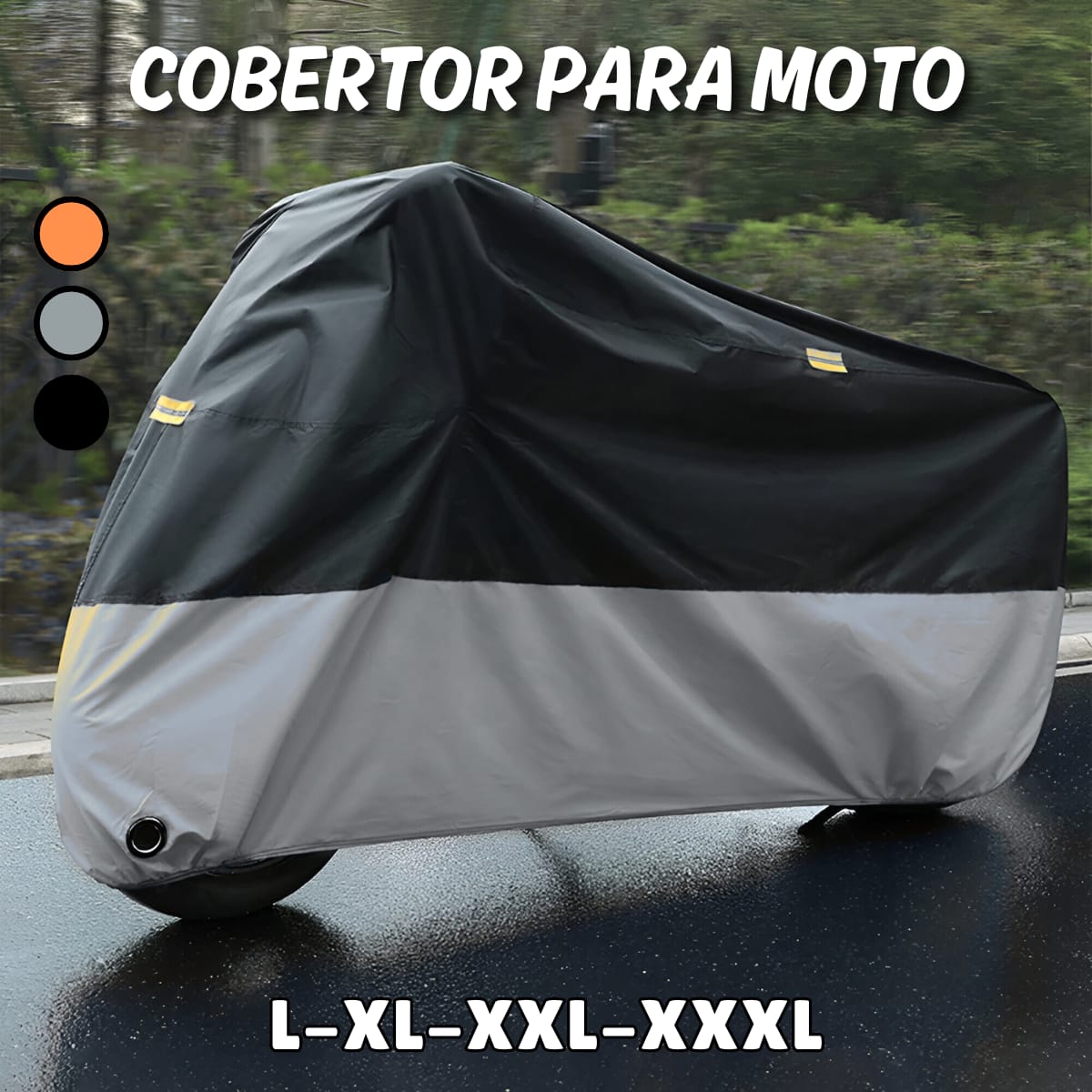 🏍️ Cobertor para Moto Impermeable con Protección UV 🌧️