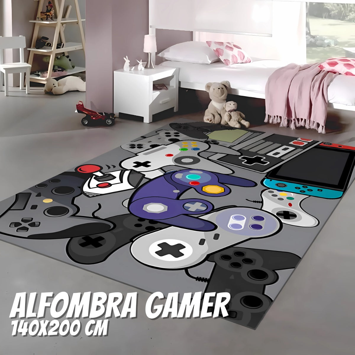 🛋 ALFOMBRA GAMER 140x200 CM 🎮