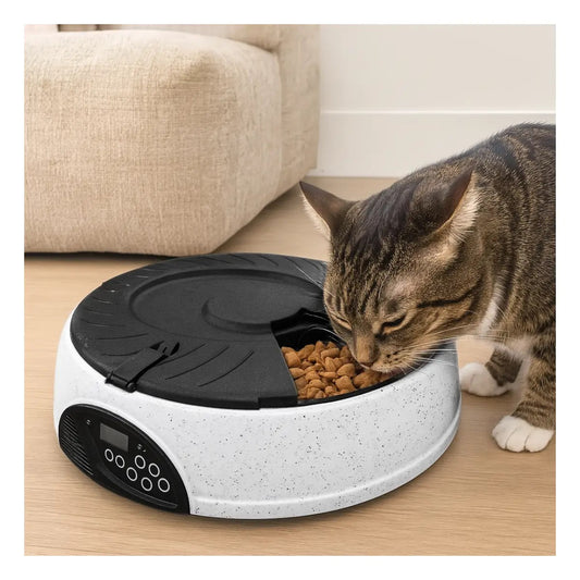 🐕 COMEDERO AUTOMÁTICO DIGITAL + FAJA RETRÁCTIL CON LUZ LED (REGALÍA)