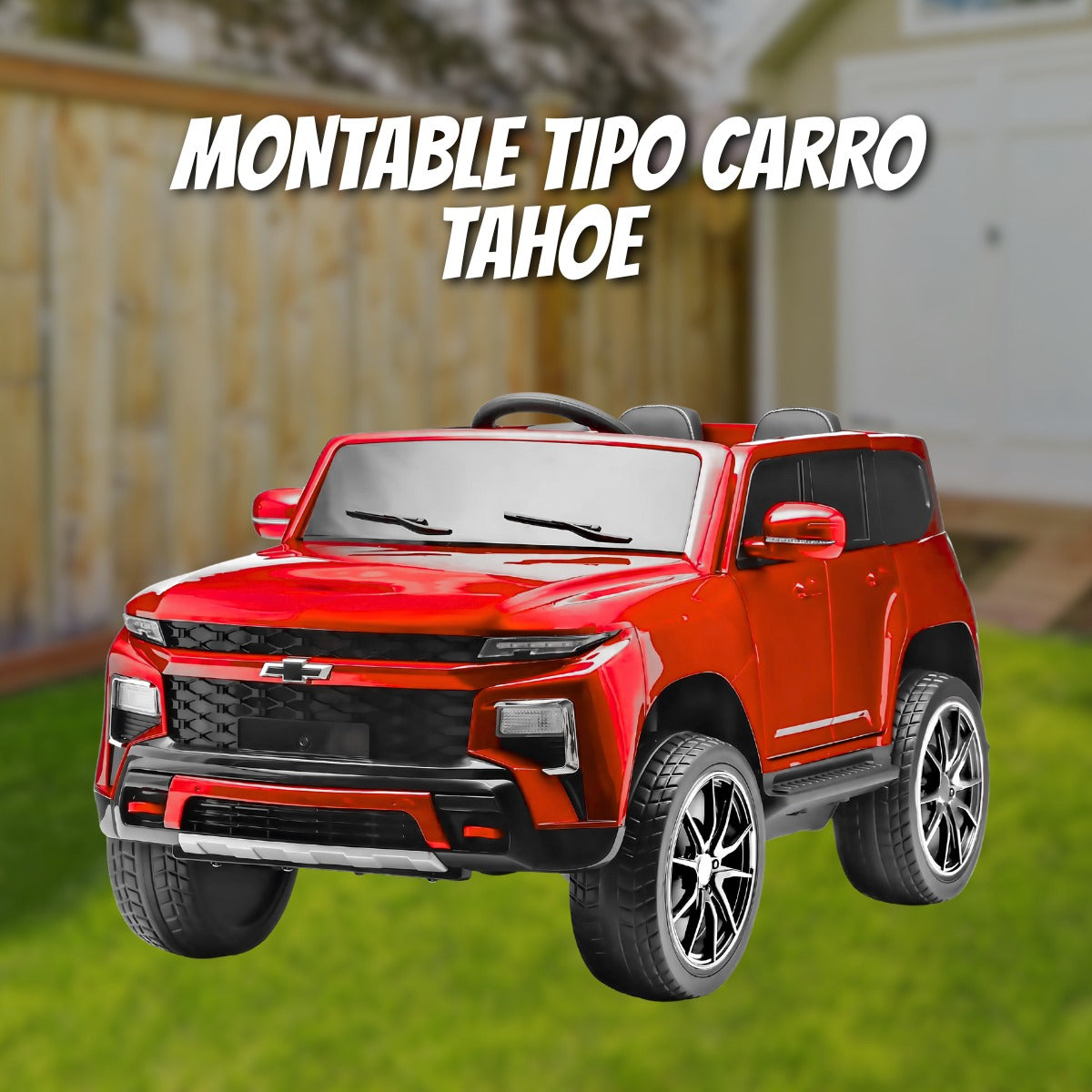 🚗 Carro Montable Infantil TAHOE CL-611 – Color Rojo