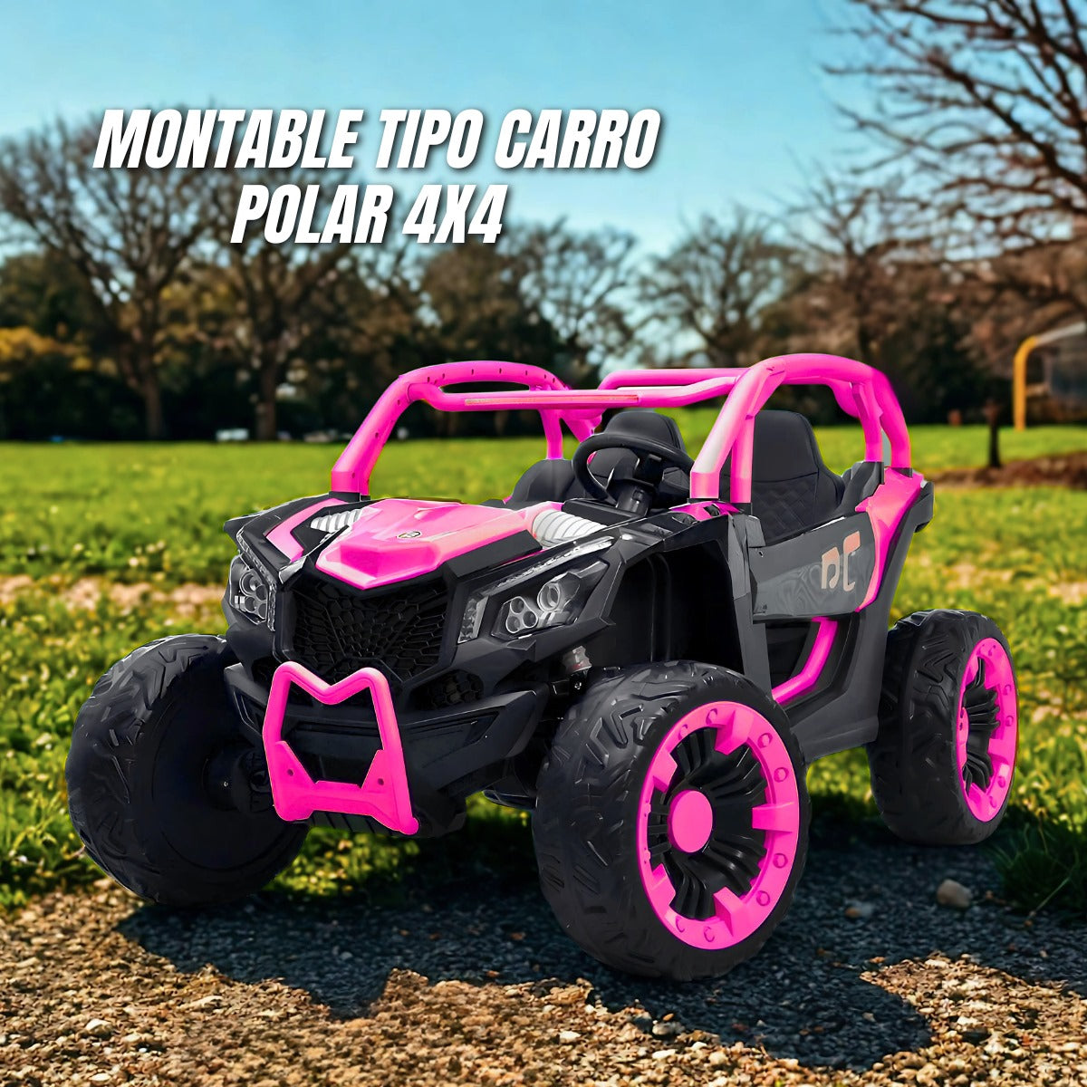 🎀 Carro Montable Infantil POLAR 4x4 906 – Color Fucsia