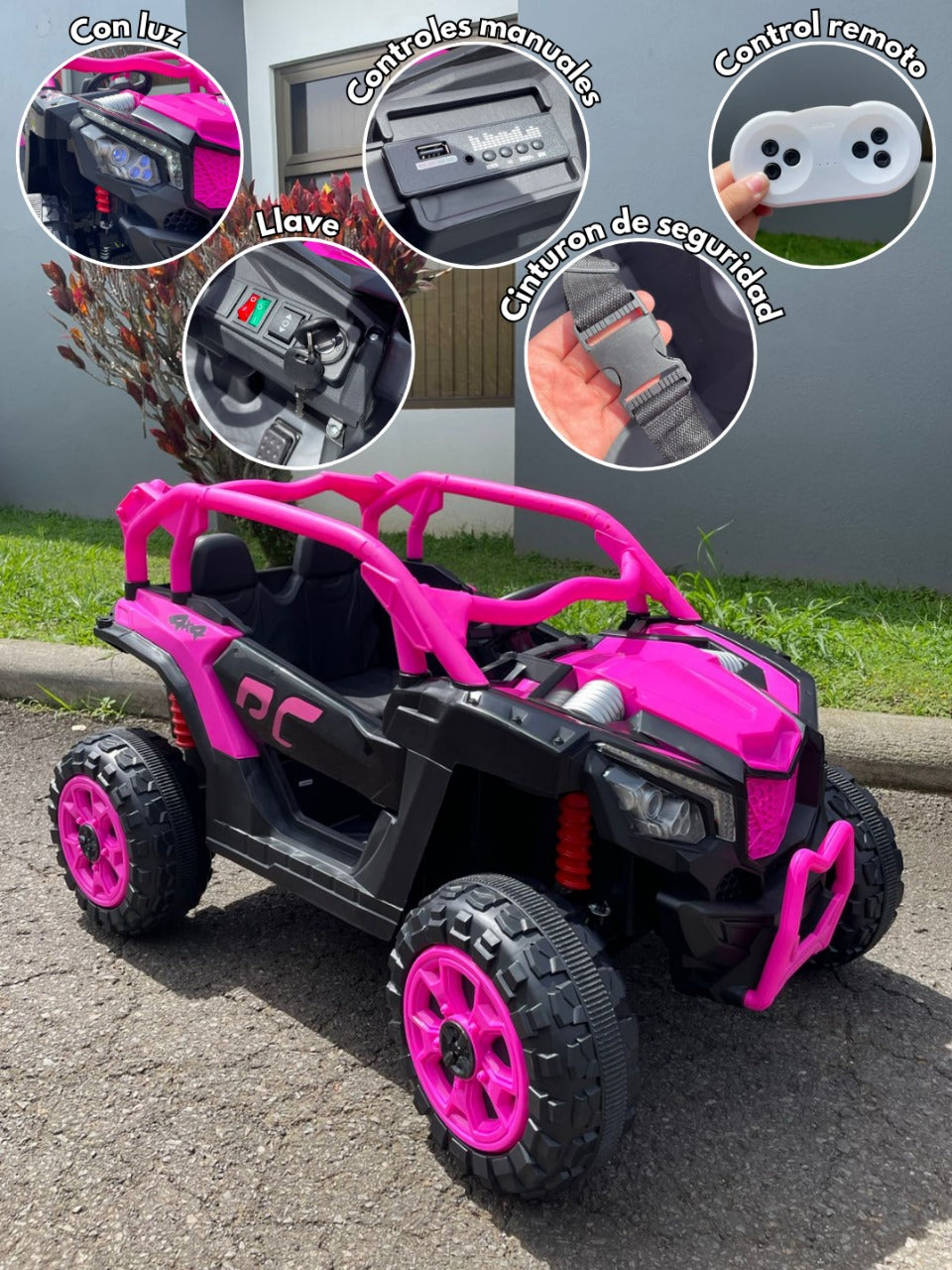 🎀 Carro Montable Infantil POLAR 4x4 906 – Color Fucsia