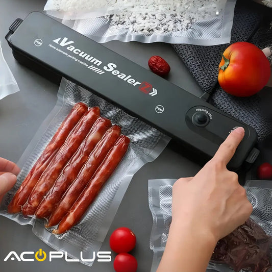 Selladora al Vacío Vacuum Sealer 70W + Rollo de Bolsas GRATIS