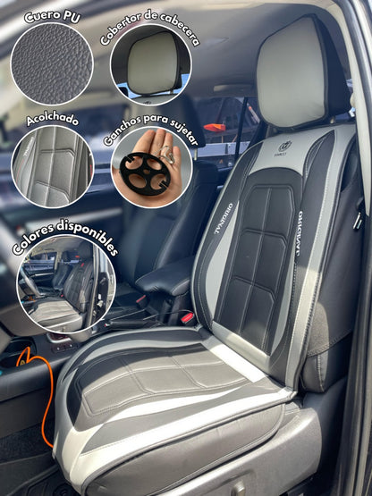 Cobertor de Asientos Racing SMKO Deluxe – Cuero PU (Negro o Gris)