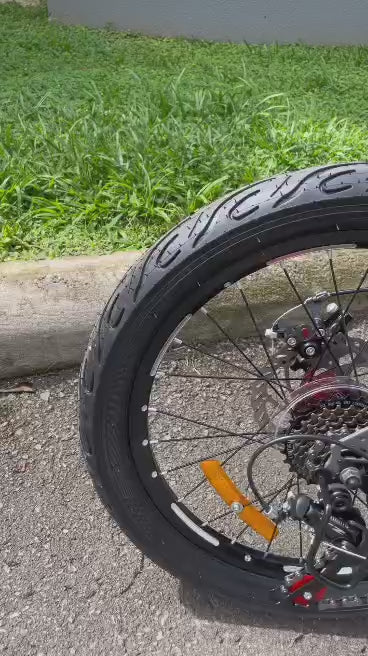 Bicicleta R20 BDF con Cambios y Frenos de Disco – Black Friday