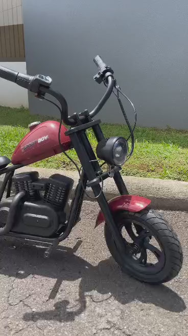 🏍️ MOTO CHOPPER VINOTINTO