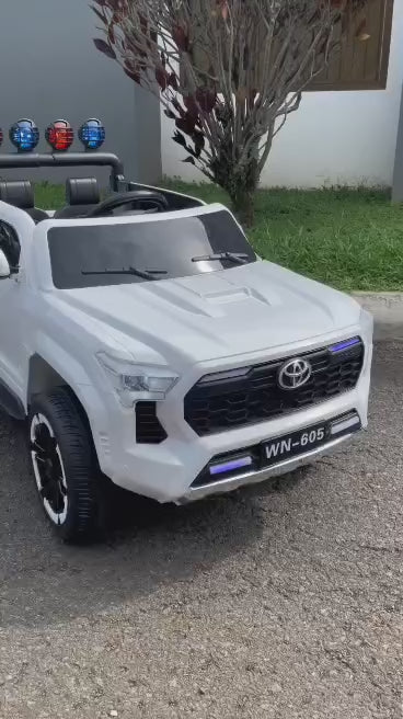 🚓 Carro Montable Infantil 4RUNNER 4x4 WN-605 – Color Blanco