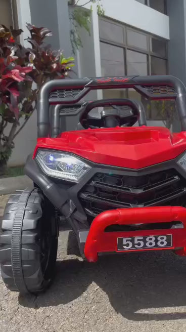 🚗 Carro Montable Infantil RÚSTICO 5588 RED – Color Rojo